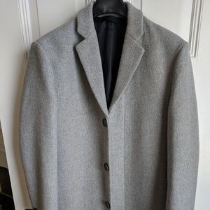 Men's gray overcoat / topcoat 38R ASOS like new